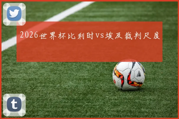 2026世界杯比利时vs埃及裁判尺度
